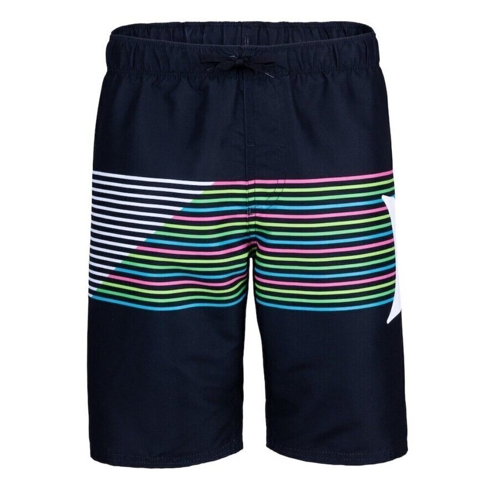 Hurley Kids Slash Pull-on Boardshorts (Big Kids) (Black) Boy's Swim size small